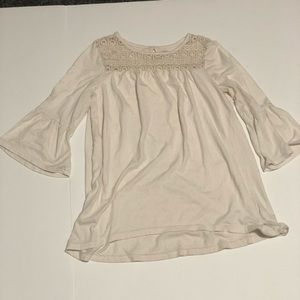 Old Navy Lace White Blouse